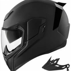 Best deal 🎁 Icon Airflite Moto Rubatone Helmet 😍 -Outlet Icon Store icon airflite moto rubatone helmet rubatone black 10 scaled