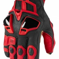 New 🛒 Icon Hypersport Short Gloves ⌛ -Outlet Icon Store icon hypersport short gloves red 1